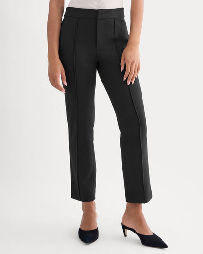 Slim Trouser in Ponte | Black