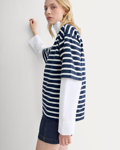 Mariner Tee | Navy / Bone