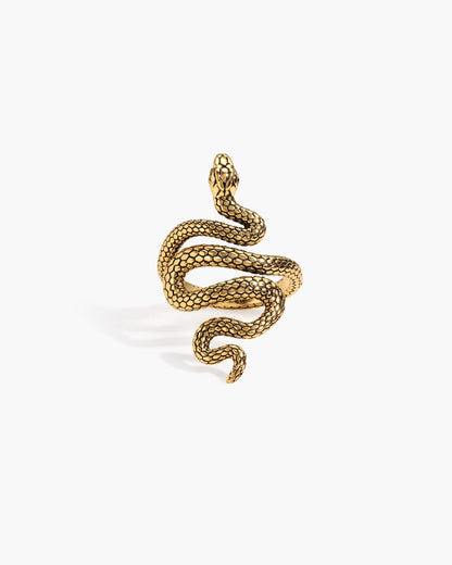 Serpent Ring in Gold