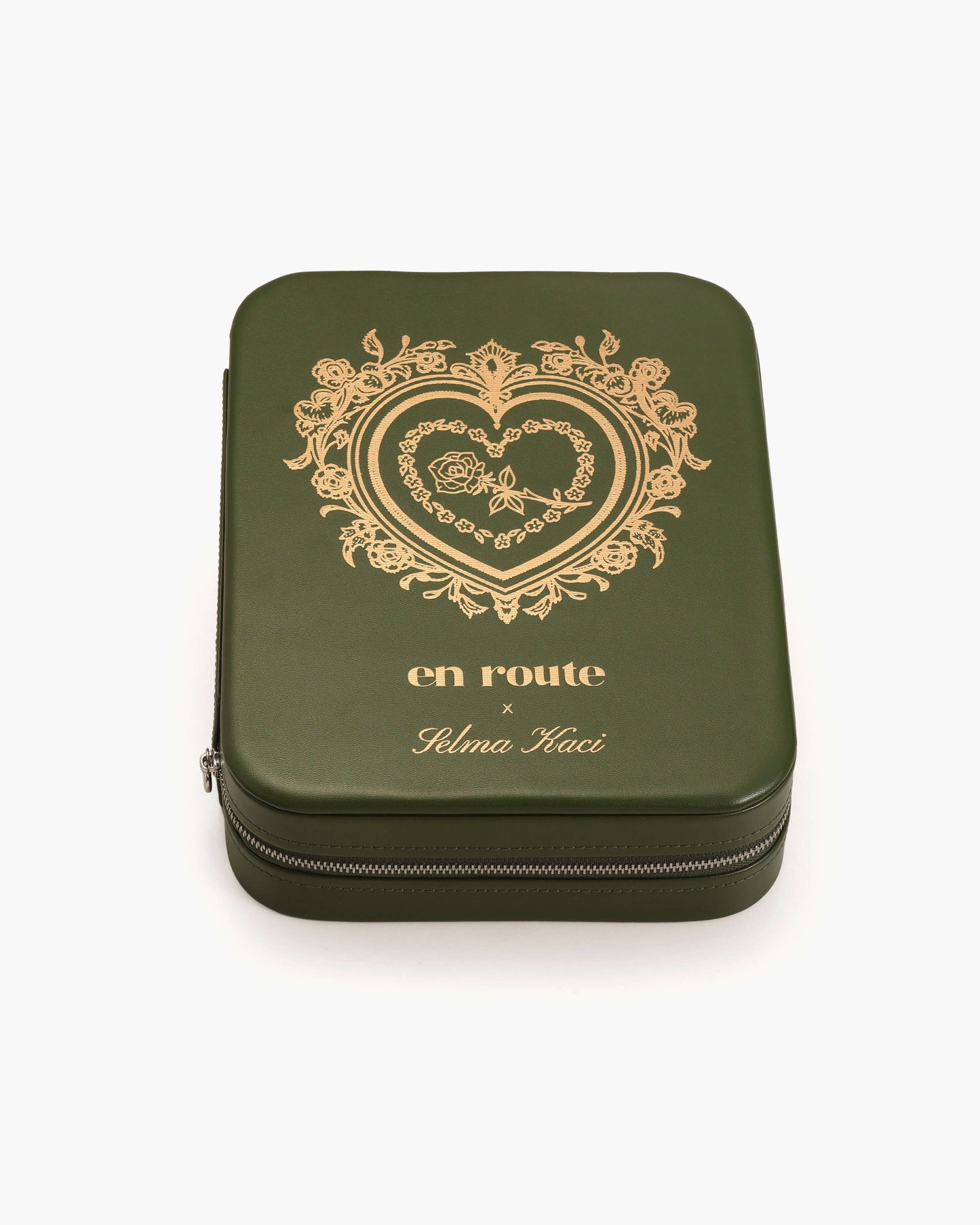Isola Heart Jewelry Box in Beige