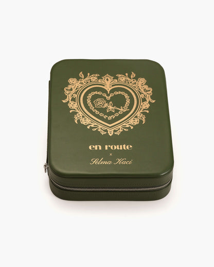 Isola Heart Jewelry Box in Beige