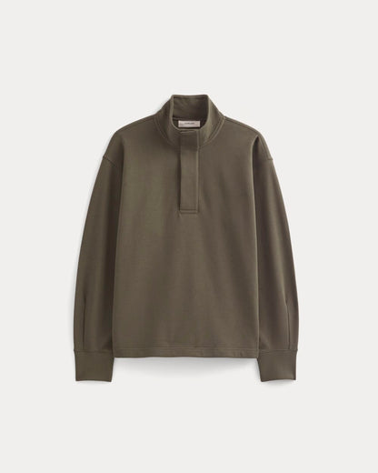 Off-Duty Terry Pullover | Olive Night