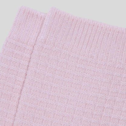 The Belgian Waffle Sweater Sock | Light Lilac