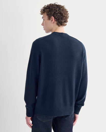 Midweight Cashmere Crew |  Navy