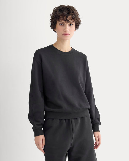 Lightweight Terry Blouson Crew | Black