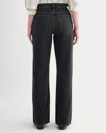 Relaxed Mid-Rise Bootcut Jean | Black