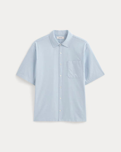 Lightweight Short-Sleeve Oxford | Light Blue