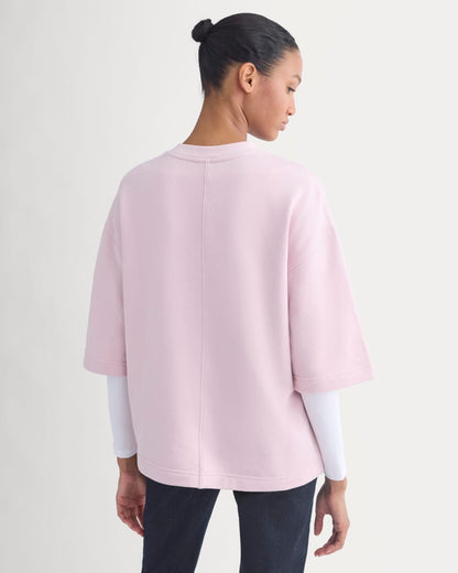 Lightweight Terry Oversized Tee | Burnished Lilac