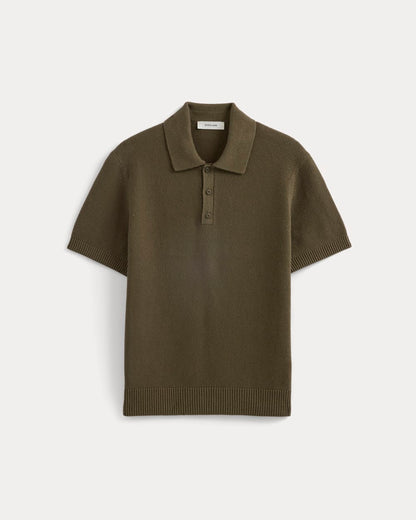 Seed Stitch Polo | Beech