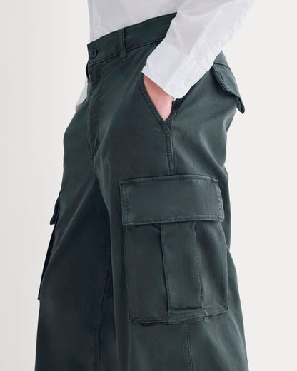 '90s Baggy Cargo Pant | Washed Black