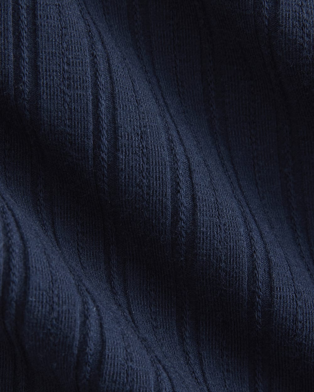 Cardigan in Pointelle | Deep Navy