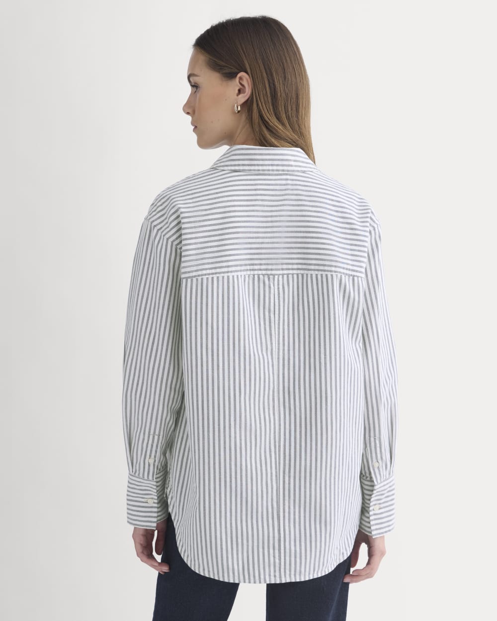 Everyday Oxford Shirt | Bone/Navy