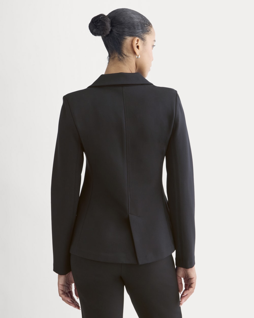 Ponte Sculpted Blazer | Black