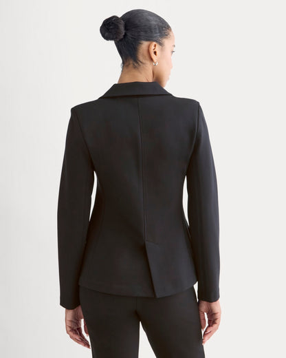 Ponte Sculpted Blazer | Black