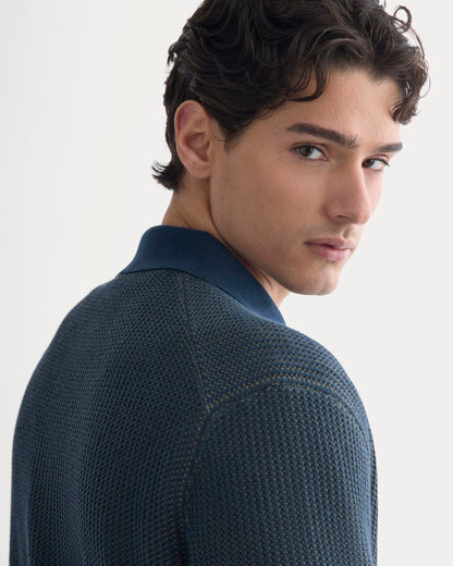 Button-Down Resort Polo | Midnight Navy/Kalamata