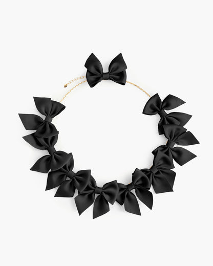 Pink Bow Necklace