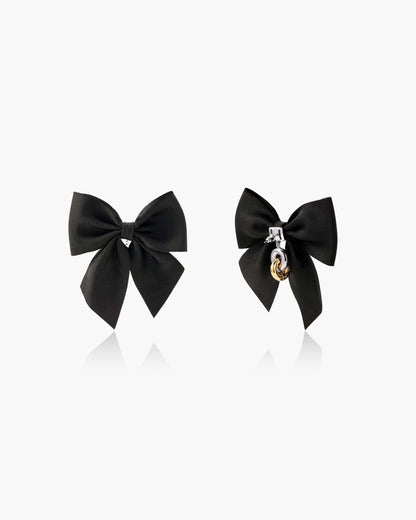 Polka Dot Bow Earrings