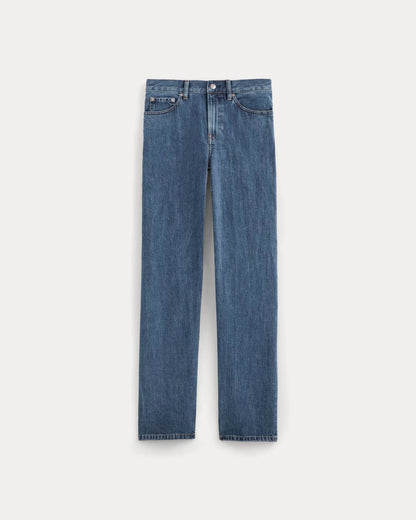 The '90s Loose Straight Jean | Medium Blue