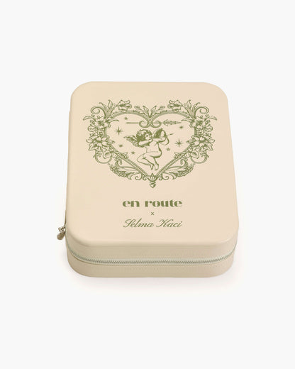 Isola Heart Jewelry Box in Beige