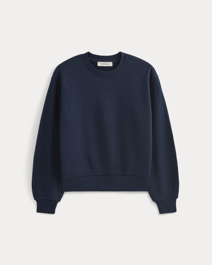 Lightweight Terry Blouson Crew | Navy