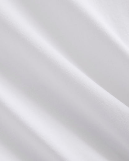 Retro V-Neck Jersey | White