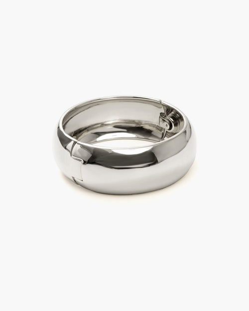 Silver Chunky Bangle