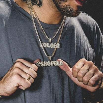 Custom Bubble Necklace Additional Letters
