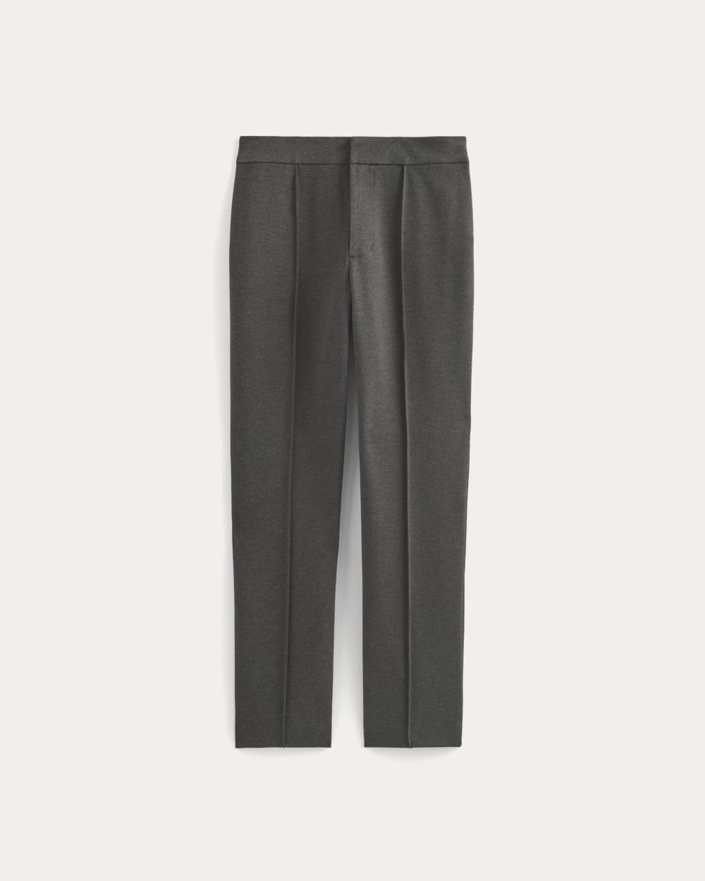 Slim Trouser in Ponte | Heathered Soot
