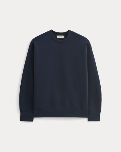 Luxe Fleece Crew Pullover | Navy