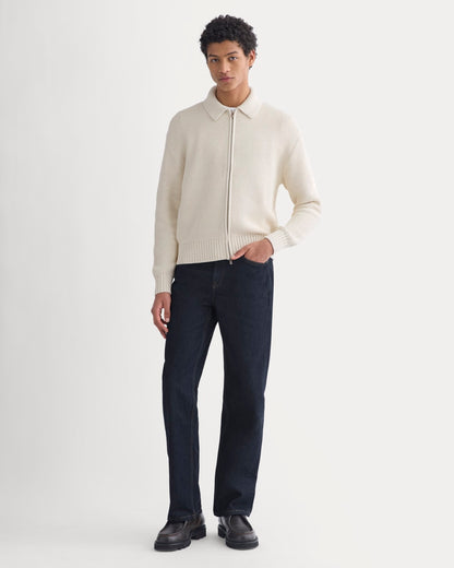 Honeycomb Sweater Jacket | Heathered Oat