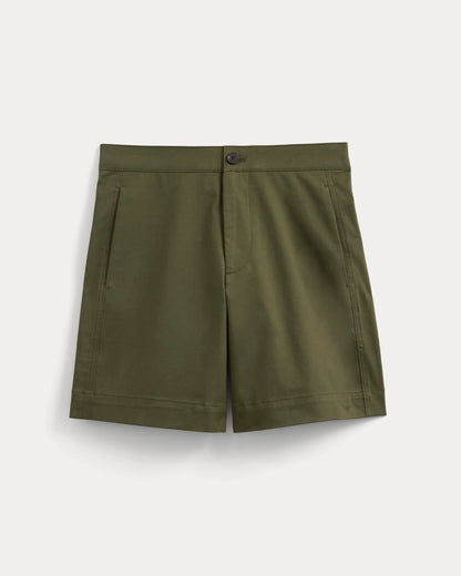Side-Panel Tailored Short | Olive Night