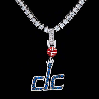 DC Official NBA Logo Pendant