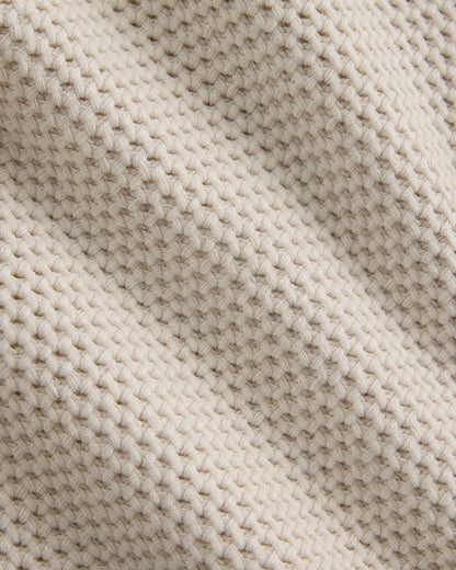 Honeycomb Sweater Jacket | Heathered Oat