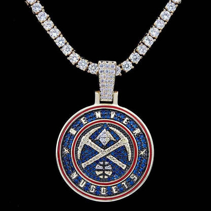 Denver Nuggets Official NBA Logo Pendant