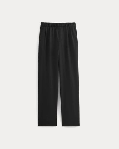 Pleated Trouser in Tailor Twill |  Black