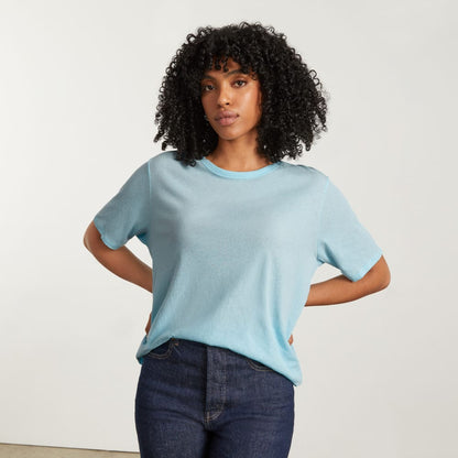The Air Tee | Ice Blue