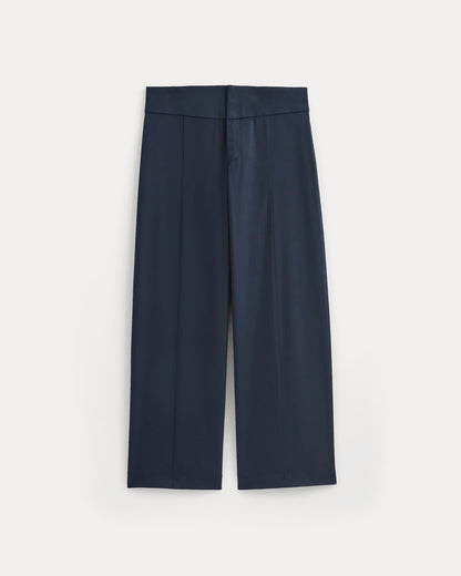 Tailored Drape Seam Pant | Navy
