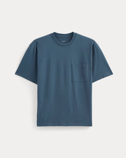 Oversized Midweight Tee | Vintage Indigo