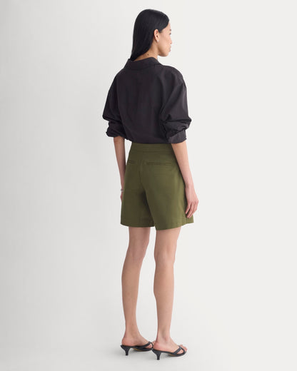 Side-Panel Tailored Short | Olive Night