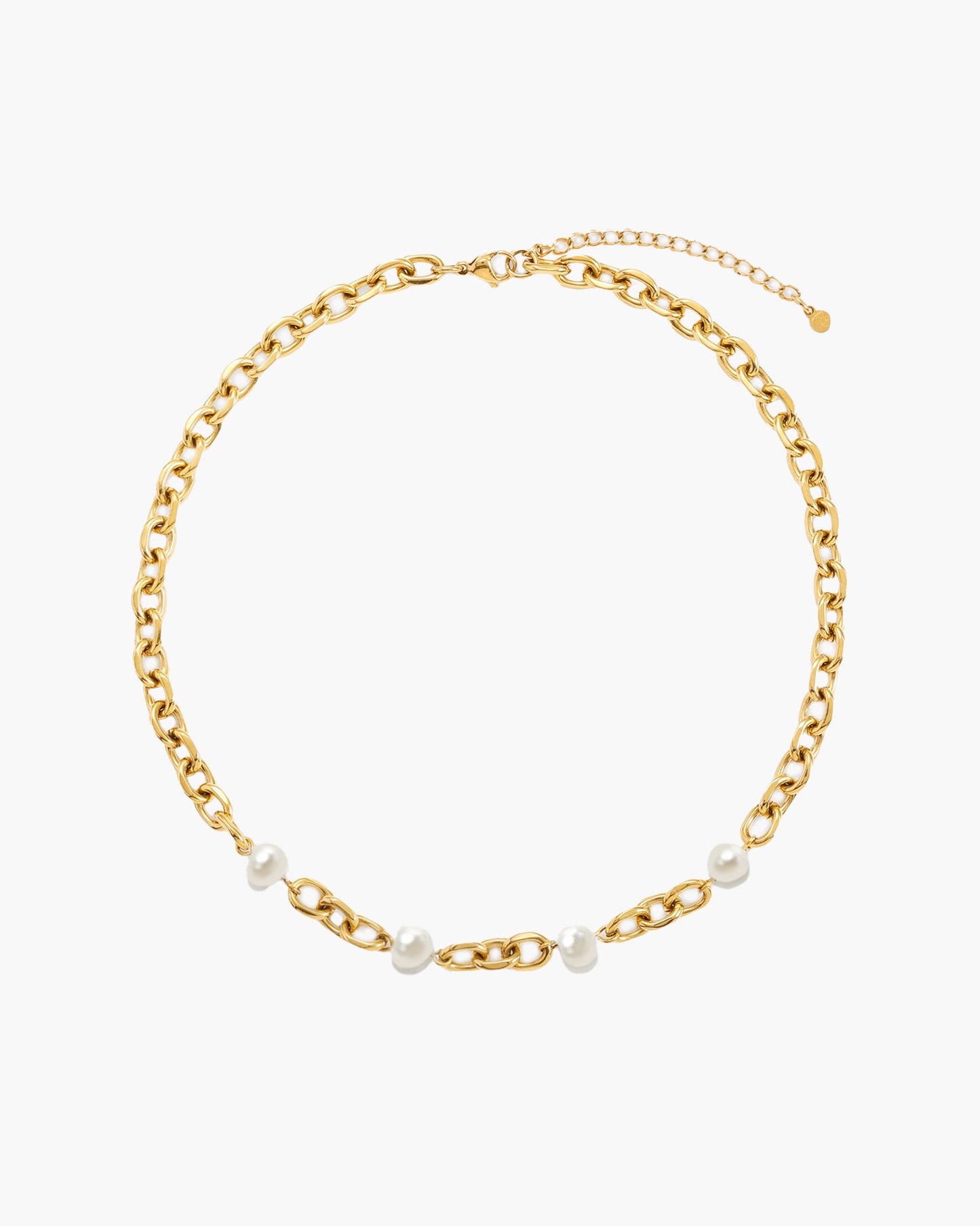 Gold Essence Pearl Necklace