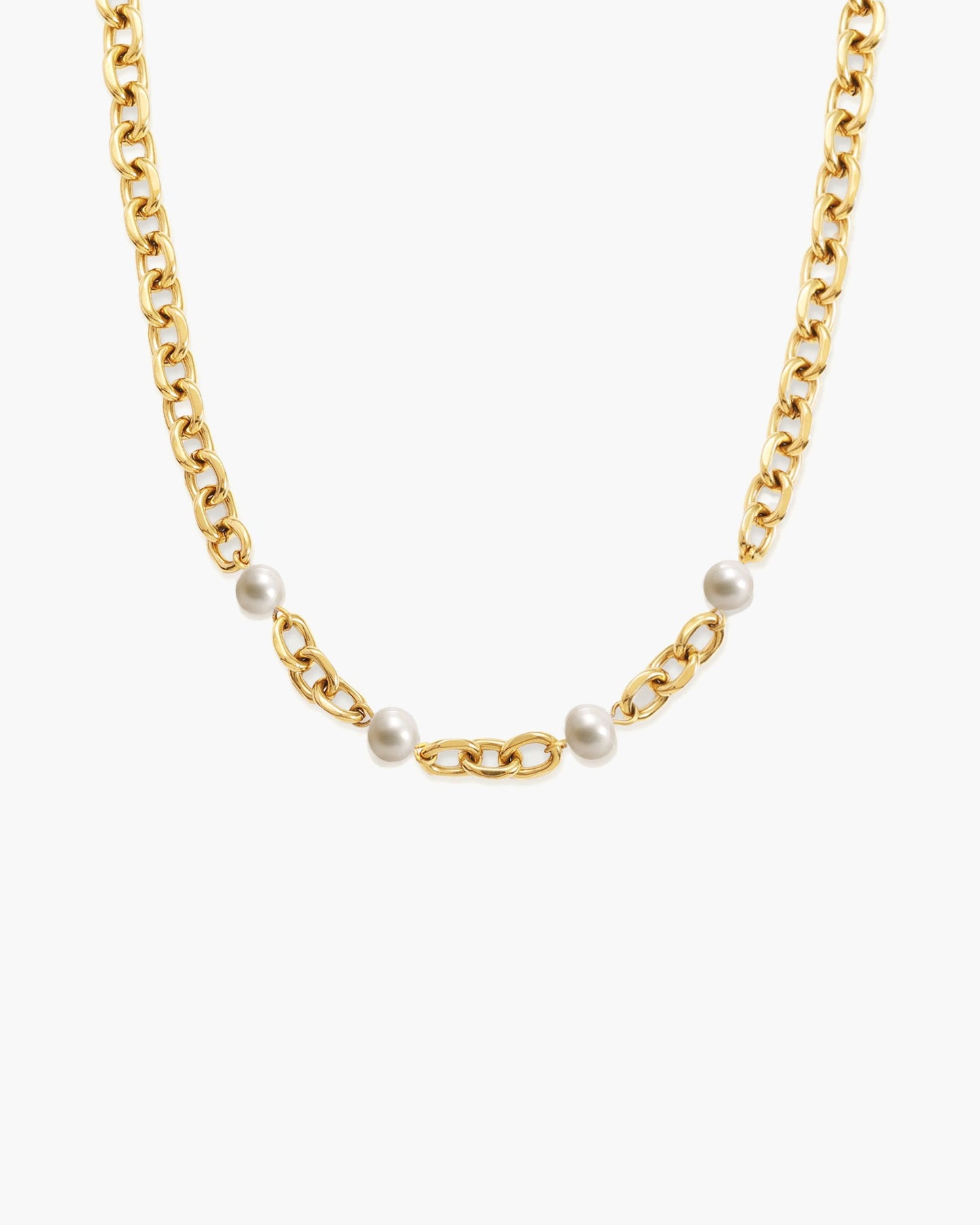 Gold Essence Pearl Necklace