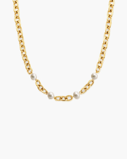 Gold Essence Pearl Necklace
