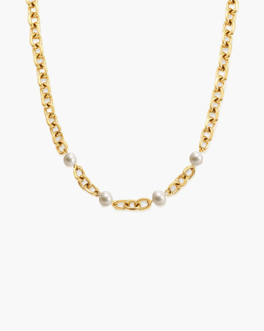 Gold Essence Pearl Necklace