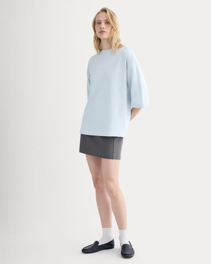 Lightweight Terry Oversized Tee | Skywriting