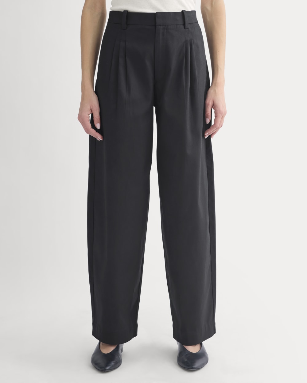 Tailored Drape Balloon Pant | Black