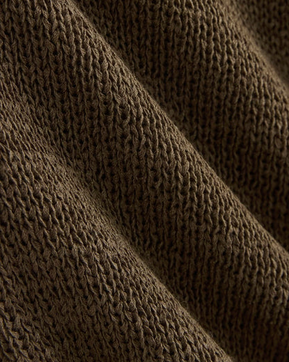 Button-Front Tank in Tape Yarn | Beech