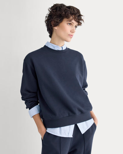 Lightweight Terry Blouson Crew | Navy
