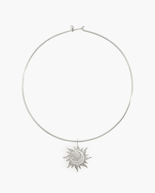 Astra Choker Necklace in Silver