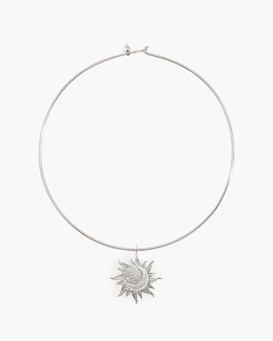 Astra Choker Necklace in Silver