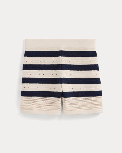 Open-Knit Short in Everyday Cotton | Canvas / Navy